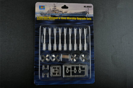 TRUMPETER 06631 WWII UPGRADE SETS USS MISSOURI &amp; IOWA 1/200