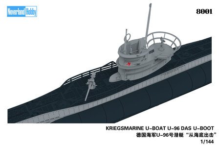 NEVERLAND HOBBY 8001 WWII GERMAN KRIEGSMARINE U-BOAT U-96 DAS BOOT 1/144 