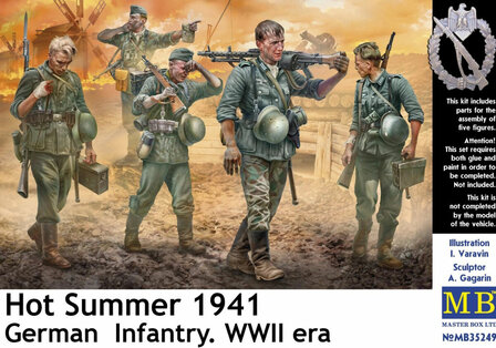 MASTER BOX MB35249 GERMAN INFANTRY HOT SUMMER 1941 
