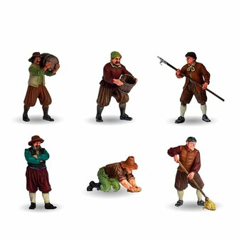 KOLDERSTOK 5001 BEMANNINGSSET "WERK AAN DEK" 1/50