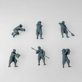 KOLDERSTOK 5001 BEMANNINGSSET "WERK AAN DEK" 1/50