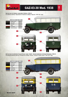 MINIART 38005 PASSENGER BUS GAZ-03-30 1/35