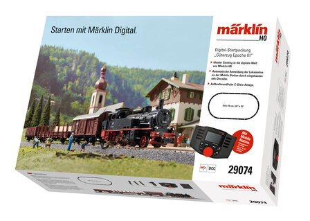 MARKLIN 29074 DIGITALE STARTSET "GOEDERENTREIN TIJDPERK III" H0