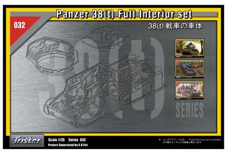 TRISTAR 35032 PANZER 35(t) FULL INTERIOR SET 1/35