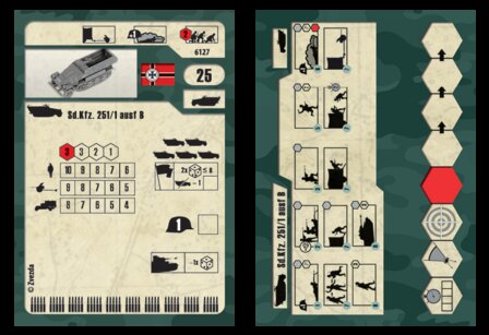 ZVEZDA 6127 WWII GERMAN CREW CARRIER HALFTACK 1/100