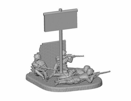 ZVEZDA 6217 WWII GERMAN SNIPER TEAM 1/72 