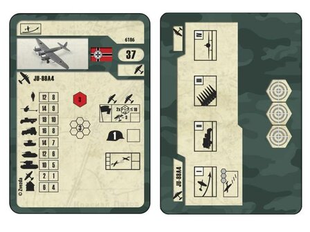 ZVEZDA 6168 GERMAN BOMBER JUNKERS JU-88 A-4 1/200 