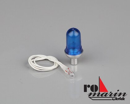KRICK ro1648 BLAUWLICHT MET MINIATUURLAMPJE 6 V