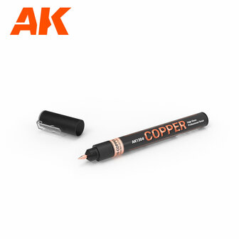 AK1304 METALLIC LIQUID MARKER "COPPER" 