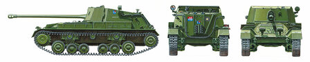 TAMIYA 35356 BRITISH SELF-PROPELLED ANTI-TANK GUN