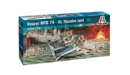 ITALERI 5619 VOSPER MTB 74- ST. NAZAIRE RAID 1/35