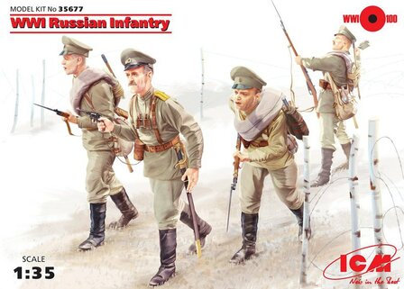 ICM 35677 WWI RUSSIAN INFANTRY 1/35