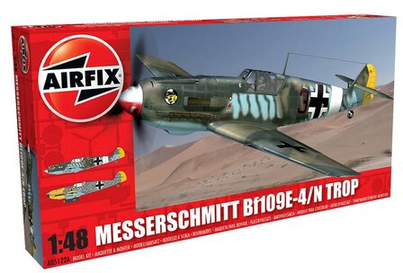 AIRFIX A5122A MESSERSCHMITT Bf109E-4/N TROP 1/48