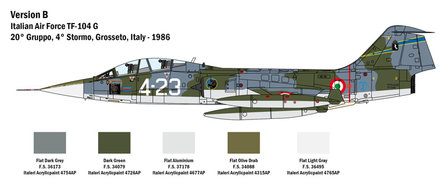 ITALERI 2509 TF-104&reg;G STARFIGHTER&reg;​​​​​​​ 1/32