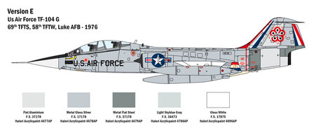 ITALERI 2509 TF-104&reg;G STARFIGHTER&reg;​​​​​​​ 1/32