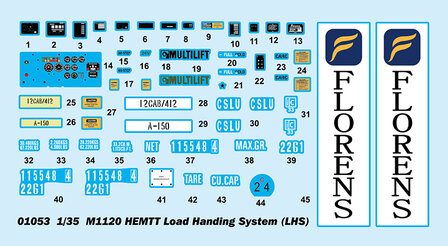 TRUMPETER 01053  M1120 HEMTT Load Handing System (LHS) 1/35