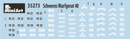 MINIART 35273 SCHWERES WURFGER&Auml;T 40 1/35