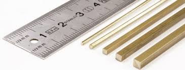ALBION ALLOYS SBW10 SQUARE BRASS ROD 1 MM X 1 MM