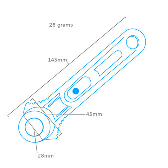 MODEL CRAFT PKN6194 ROTARY CUTTER (28 MM)