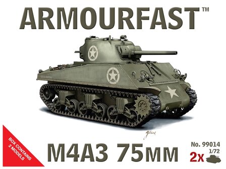 ARMOURFAST 99014 M4A3 75MM 1/72