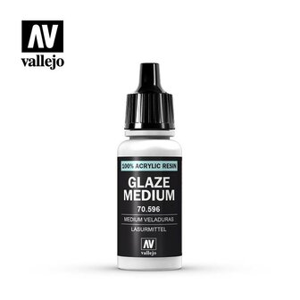 VALLEJO 70596 GLAZE MEDIUM 17 ML