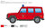 ITALERI 3663 MERCEDES BENZ G230 FEUERWEHR 1/24