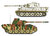 HASEGAWA 30067 TIGER I & PANTHER G &ldquo;GERMAN ARMY BATTLE TANK COMBO&rdquo; 1/72