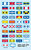 TRUMPETER 06630 (DECAL) WWII SIGNAL FLAGS 1/200