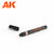 AK1300 METALLIC LIQUID MARKERS (stift 1mm)  VE4 GOLD / CHROME / OLD BRONZE /COPPER 