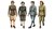BRONCO MODELS CB35037 W.W.II ALLIED FEMALE SOLDIER SET&nbsp; 1/35