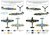 S.B.S D48014 Messerschmitt Bf-109G-2 in Finnish Service Decal set 1/48