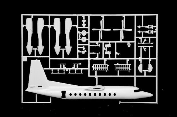 ITALERI 1430 FOKKER F27 FRIENDSHIP 1/72 met NL DECALS