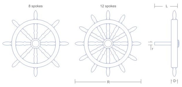 RB MODEL 131/60 HOUTEN STUURWIEL