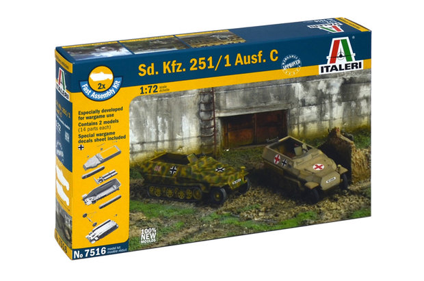 ITALERI 7516 Sd.Kfz. 251/1 Ausf. C  1/72