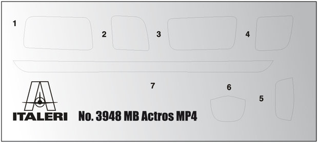 ITALERI 3948 MECEDES-BENZ MP4 “BIG SPACE” 1/24