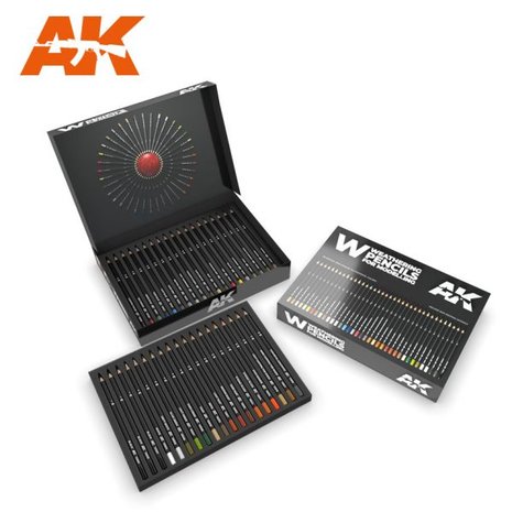 AK 10047 WEATHERING PENSILS DELUXE EDITION BOX