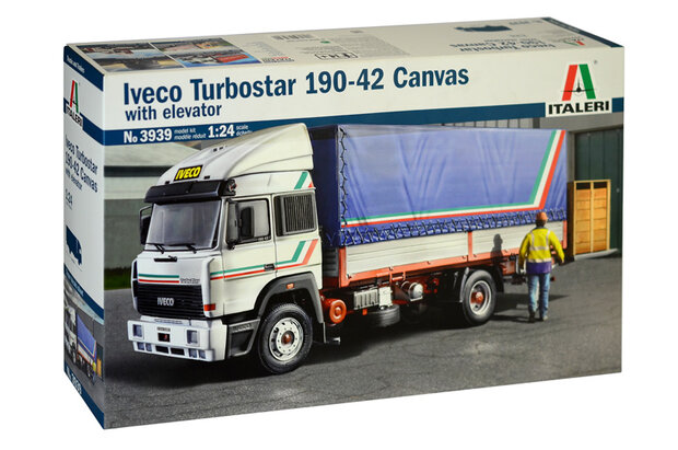 ITALERI 3939 IVECO TURBOSTAR 190-42 CANVAS MET LAADKLEP 1/24