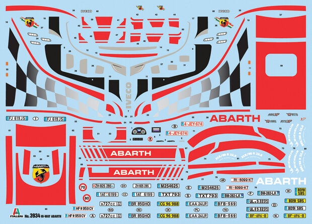 ITALERI 3934 IVECO HI-WAY E5 ABARTH 1/24