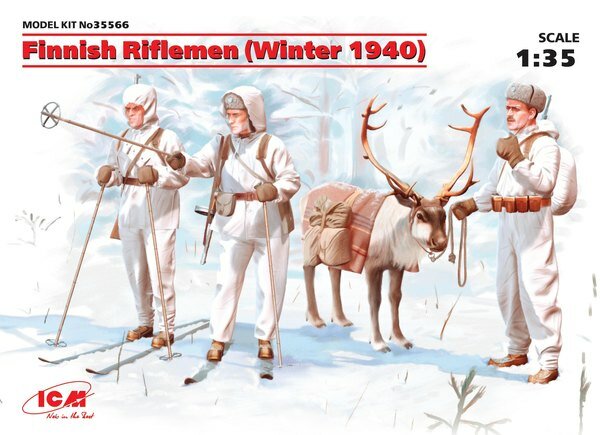 ICM-35566 FINNISH RIFLEMEN (WINTER 1940) 1/35