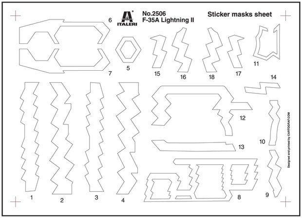 ITALERI 2506 F-35 A LIGHTING II 1/32