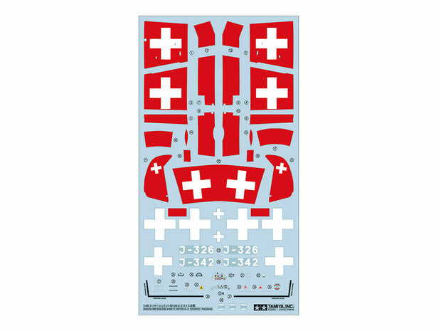 TAMIYA 25200 SWISS MESSERSCHMITT Bf109 E-33 1/48