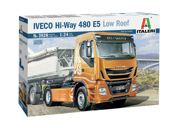 ITALERI 3928 IVECO HI-WAY 480 E5 LAAG DAK 1/24