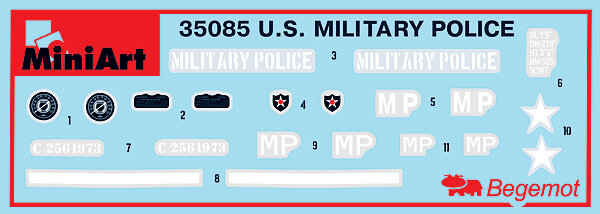 MINIART 35085 U.S. MILITARY POLICE 1/35