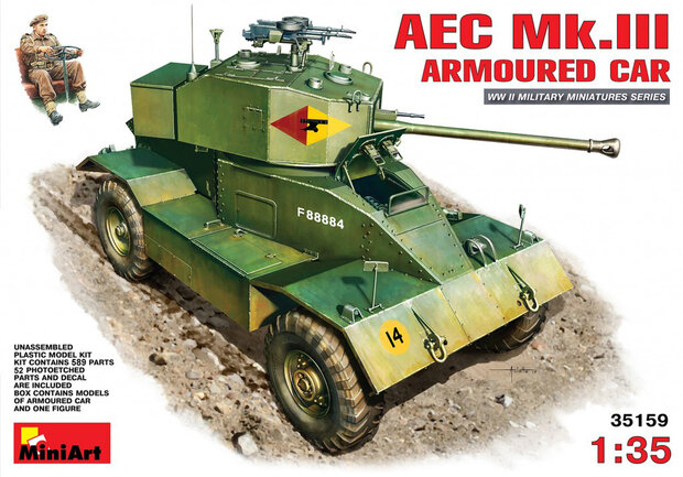 MINIART 35159 AEC Mk.III ARMOURED CAR 1/35