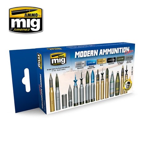 MIG 7129 MODERN AMMUNITION COLORS