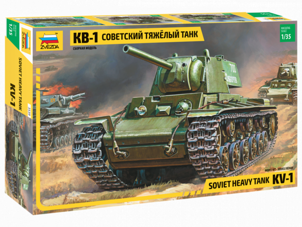 ZVEZDA 3539 SOVIET HEAVY TANK KV-1 1/35