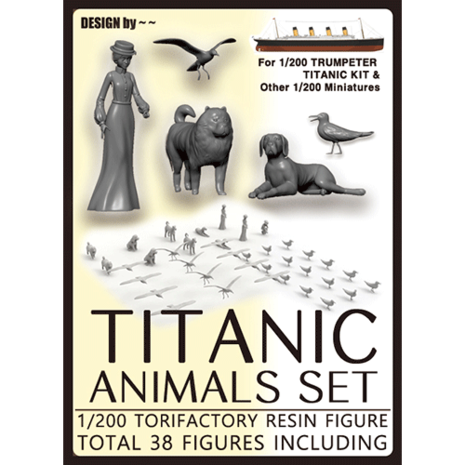 TORI FACTORY ZLP FSO2 TITANIC ANIMALS SET 1/200