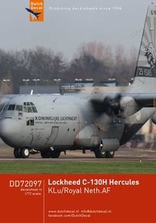 ZVEZDA 7321 C-130H MET NEDERLANDSE DECALS 1/72