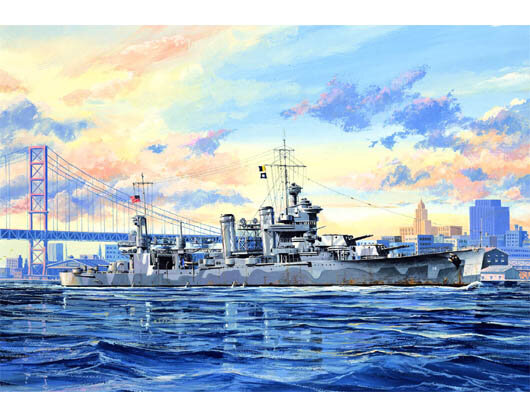 TRUMPETER 05748 USS QUINCY CA-39 1/700