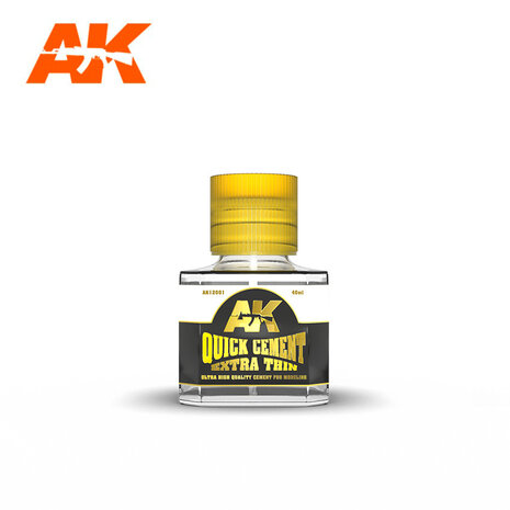 AK 12001 QUICK CEMENT EXTRA THIN 40 ML